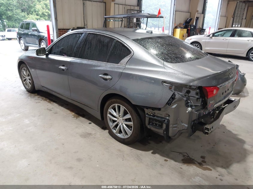 2016 Infiniti Q50 VIN JN1CV7AR4GM253381 IAAI salvage auction — REAR END, Wait Title, sold $1,950 on 2026-08-19 (photo 3)