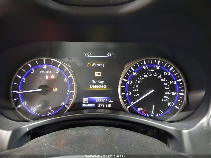 2016 Infiniti Q50 VIN JN1CV7AR4GM253381 IAAI salvage auction — REAR END, Wait Title, sold $1,950 on 2026-08-19 (photo 7)