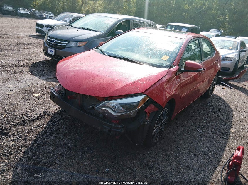 2014 Toyota Corolla VIN 2T1BURHEXEC188573 IAAI salvage auction — FRONT END, Wait Title, sold $2,325 on 2026-09-11 (photo 2)