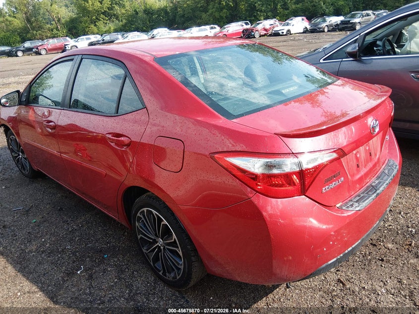 2014 Toyota Corolla VIN 2T1BURHEXEC188573 IAAI salvage auction — FRONT END, Wait Title, sold $2,325 on 2026-09-11 (photo 3)