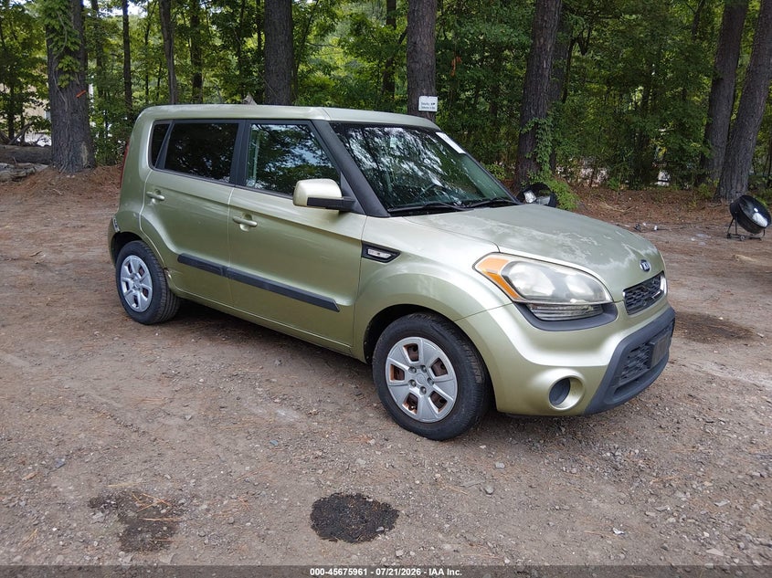 2013 Kia Soul VIN KNDJT2A56D7500968 IAAI salvage auction — RIGHT SIDE, Clear (Virginia), sold $300 on 2026-07-28 (photo 1)