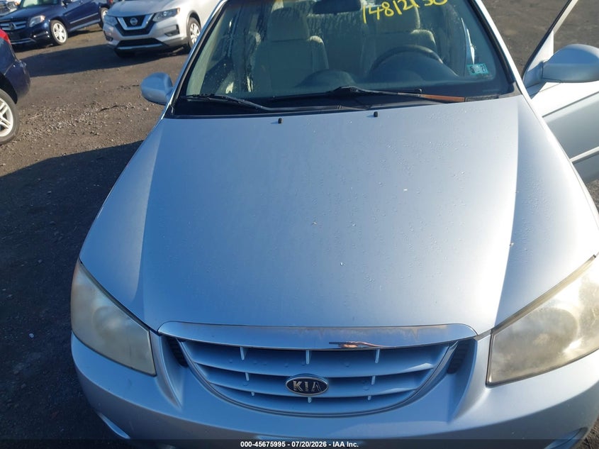 2006 Kia Spectra VIN KNAFE121065240486 IAAI salvage auction — NORMAL WEAR, Clear (Pennsylvania), sold $125 on 2026-07-28 (photo 6)
