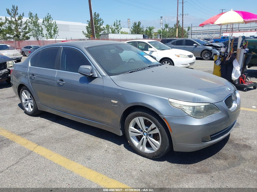 2010 BMW 5 series VIN WBANV1C53AC443891 IAAI salvage auction — NORMAL WEAR, Clear - Dealer Only (California), sold $375 on 2026-08-04 (photo 1)