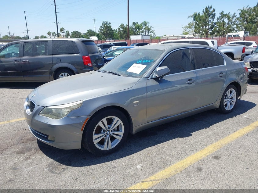 2010 BMW 5 series VIN WBANV1C53AC443891 IAAI salvage auction — NORMAL WEAR, Clear - Dealer Only (California), sold $375 on 2026-08-04 (photo 2)