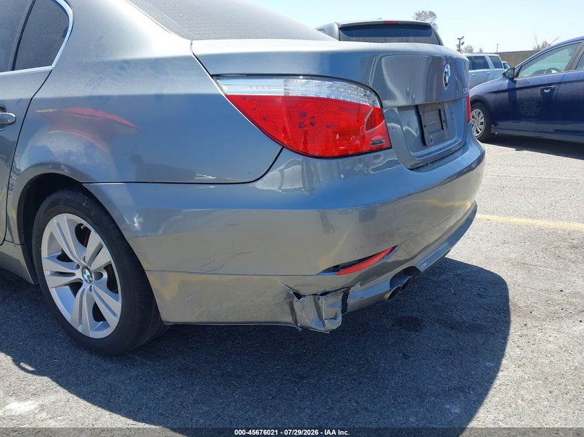 2010 BMW 5 series VIN WBANV1C53AC443891 IAAI salvage auction — NORMAL WEAR, Clear - Dealer Only (California), sold $375 on 2026-08-04 (photo 6)