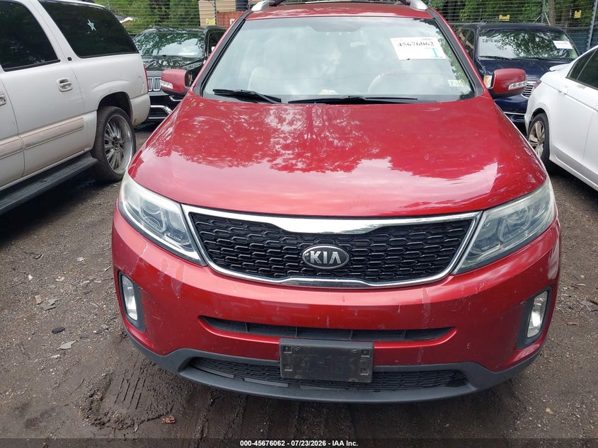 2014 Kia Sorento VIN 5XYKT4A61EG512944 IAAI salvage auction — NORMAL WEAR, Clear (Virginia), sold $600 on 2026-07-30 (photo 6)