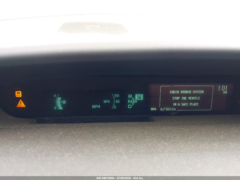 2014 Toyota Prius plug-in VIN JTDKN3DP3E3060055 IAAI salvage auction — NORMAL WEAR, Clear - Dealer Only (California), sold $25 on 2026-07-30 (photo 7)