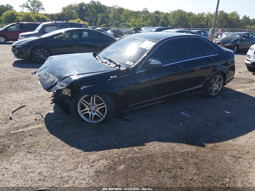 2008 Mercedes-benz C-klasse VIN WDDGF56X78F149342 IAAI salvage auction — FRONT END, Salvage - Greater Than 75% (Maryland), sold $350 on 2026-08-12 (photo 2)