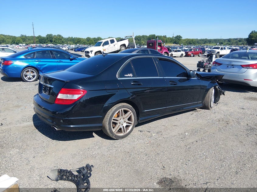 2008 Mercedes-benz C-klasse VIN WDDGF56X78F149342 IAAI salvage auction — FRONT END, Salvage - Greater Than 75% (Maryland), sold $350 on 2026-08-12 (photo 4)