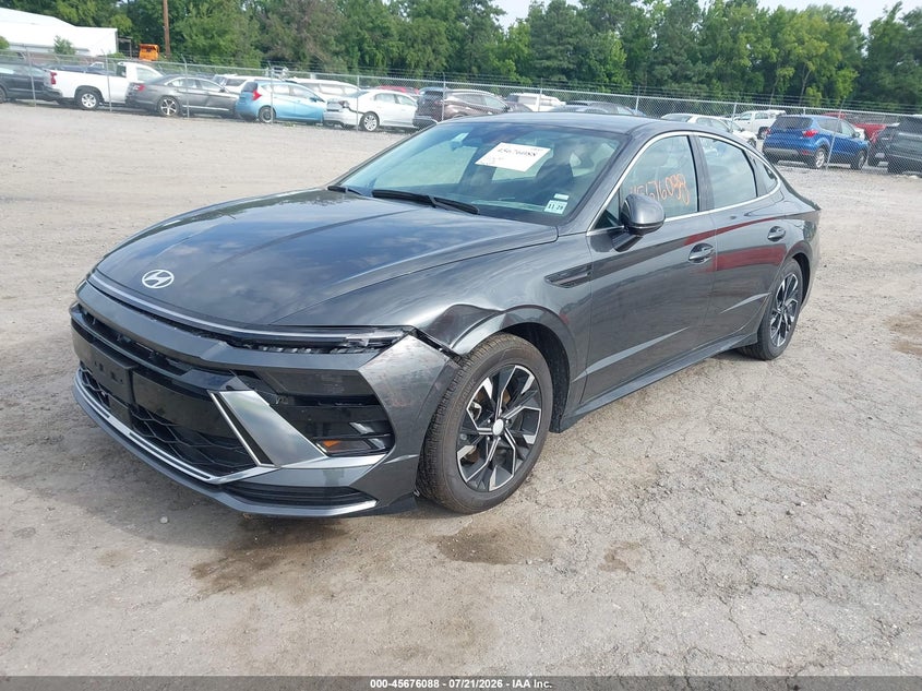 2025 Hyundai Sonata VIN KMHL64JA0SA447320 IAAI salvage auction — LEFT FRONT, Enterprise Vehicles Clear Only (New Jersey), sold $9,100 on 2026-07-24 (photo 2)