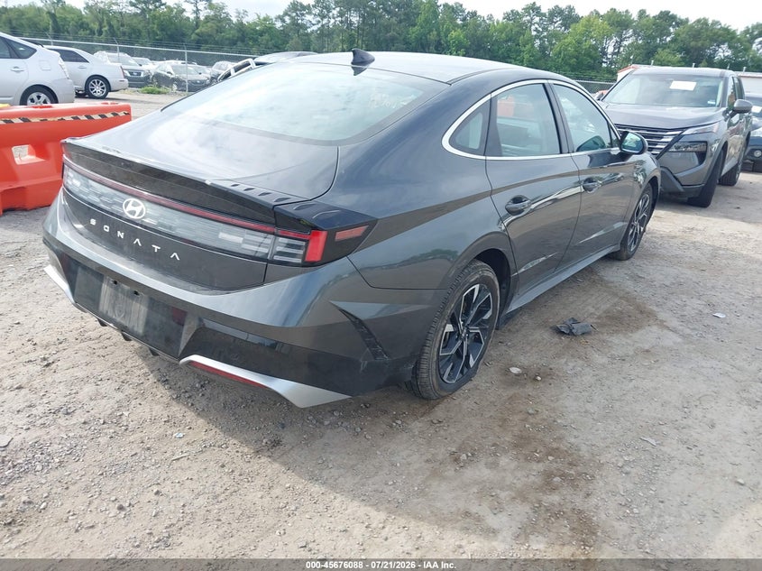 2025 Hyundai Sonata VIN KMHL64JA0SA447320 IAAI salvage auction — LEFT FRONT, Enterprise Vehicles Clear Only (New Jersey), sold $9,100 on 2026-07-24 (photo 4)