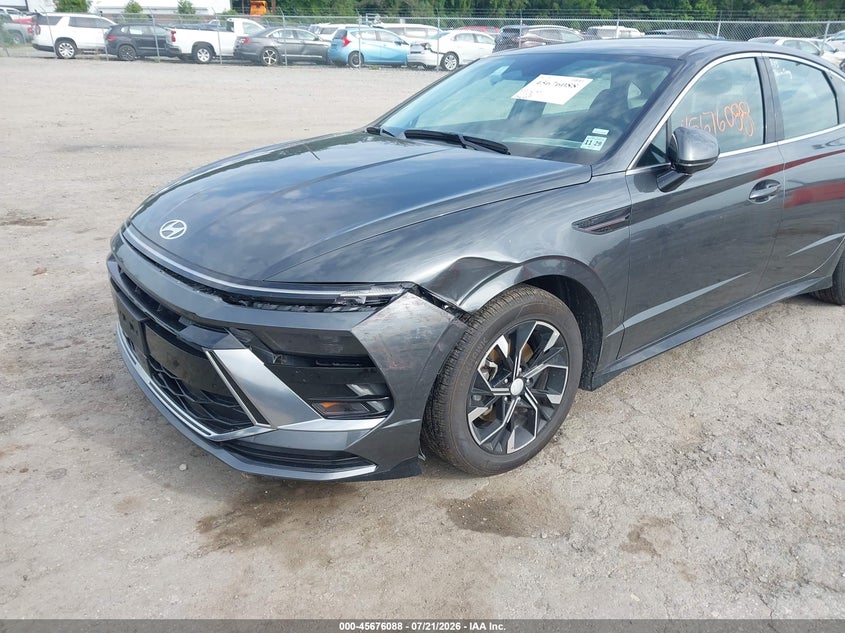 2025 Hyundai Sonata VIN KMHL64JA0SA447320 IAAI salvage auction — LEFT FRONT, Enterprise Vehicles Clear Only (New Jersey), sold $9,100 on 2026-07-24 (photo 6)