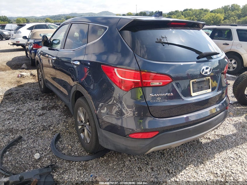 2016 Hyundai Santa fe VIN 5XYZTDLB0GG373241 IAAI salvage auction — NORMAL WEAR, Clear (Tennessee), sold $600 on 2026-07-30 (photo 3)