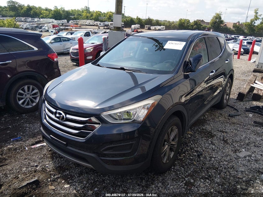 2016 Hyundai Santa fe VIN 5XYZTDLB0GG373241 IAAI salvage auction — NORMAL WEAR, Clear (Tennessee), sold $600 on 2026-07-30 (photo 6)
