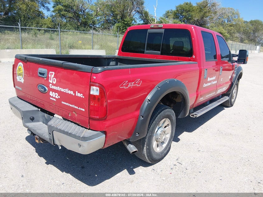2009 Ford F-550 super duty VIN 1FTSW21549EA68413 IAAI salvage auction — REAR END, Certificate Of Title (Nebraska), sold $825 on 2026-07-30 (photo 4)