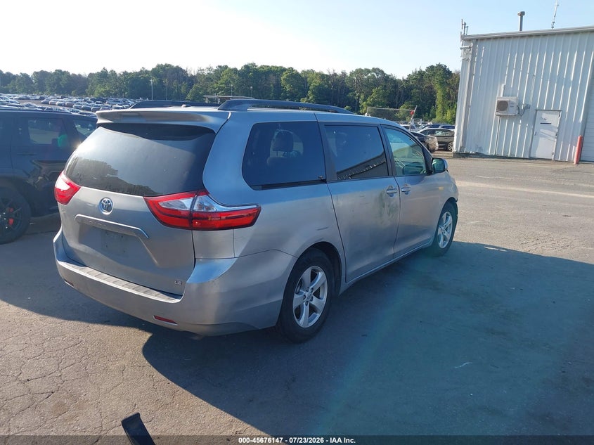 2015 Toyota Sienna VIN 5TDKK3DC8FS685198 IAAI salvage auction — FRONT END, Wait Title, sold $25 on 2026-08-27 (photo 4)