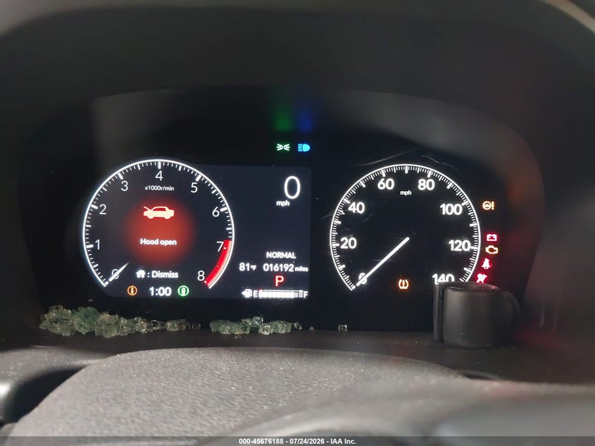 2025 Honda Odyssey VIN 5FNRL6H60SB007660 IAAI salvage auction — LEFT FRONT, Salvage Title, sold $9,550 on 2026-09-02 (photo 7)