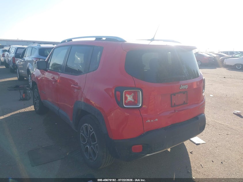 2016 Jeep Renegade VIN ZACCJBDT0GPE01014 IAAI salvage auction — NORMAL WEAR, Clear (Colorado), sold $1,000 on 2026-08-04 (photo 3)