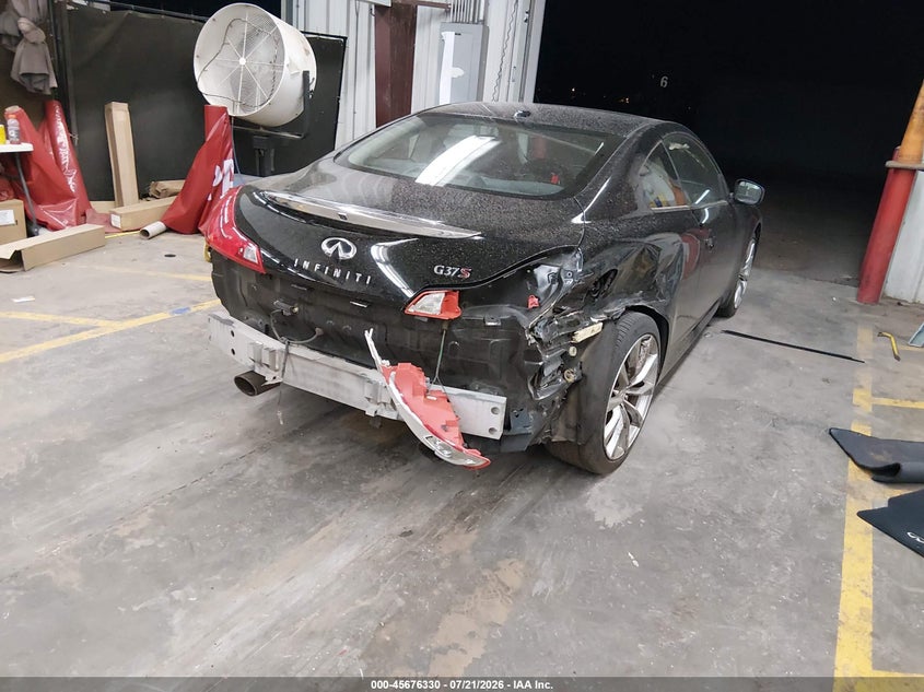 2009 Infiniti G37 VIN JNKCV64E49M601018 IAAI salvage auction — REAR END, Salvage (Arizona), sold $1,250 on 2026-07-31 (photo 4)
