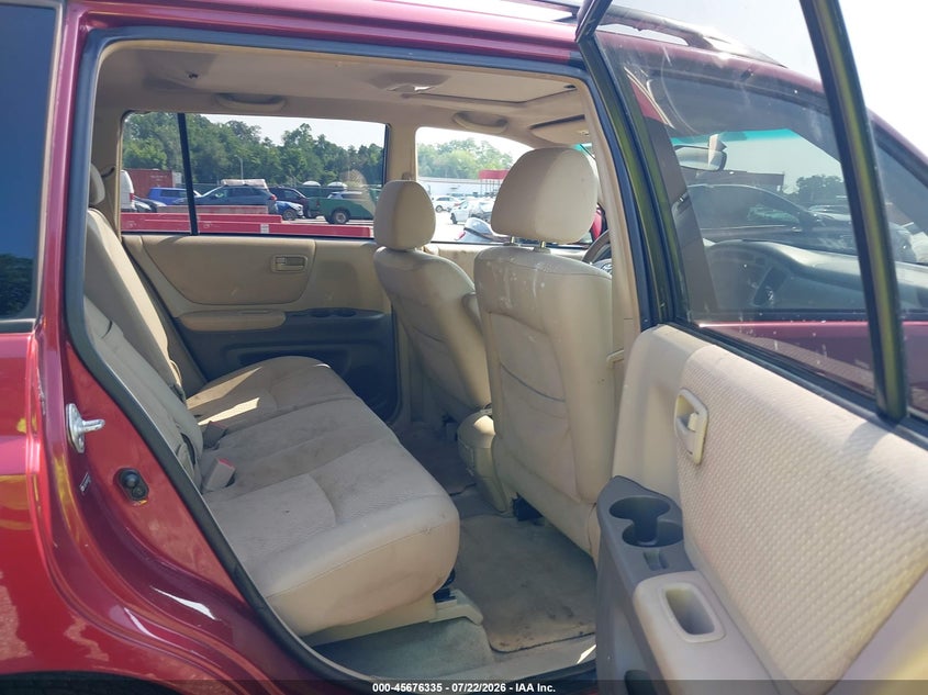 2007 Toyota Highlander VIN JTEGD21A870161160 IAAI salvage auction — NORMAL WEAR, Clear (Maryland), sold $1,050 on 2026-07-30 (photo 8)