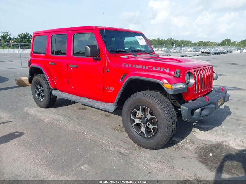 2018 Jeep Wrangler / VIN 1C4HJXFGXJW226767 IAAI salvage auction — NORMAL WEAR, Clear (Florida), sold $9,600 on 2026-07-29 (photo 1)