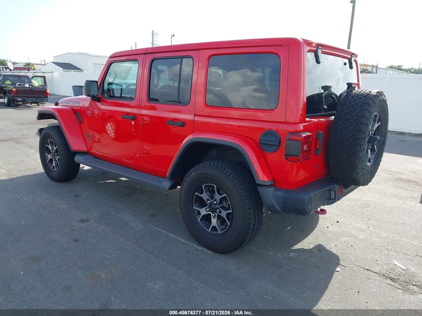 2018 Jeep Wrangler / VIN 1C4HJXFGXJW226767 IAAI salvage auction — NORMAL WEAR, Clear (Florida), sold $9,600 on 2026-07-29 (photo 3)