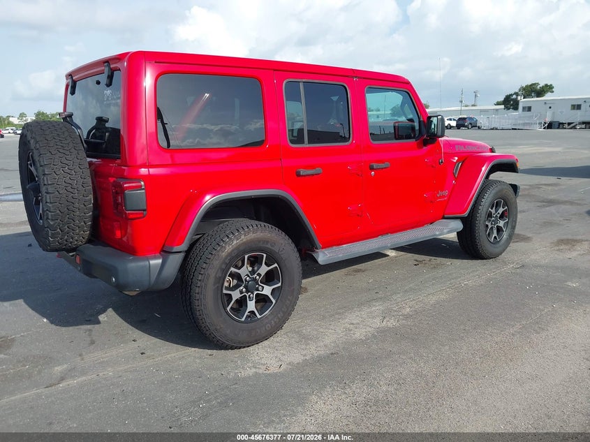2018 Jeep Wrangler / VIN 1C4HJXFGXJW226767 IAAI salvage auction — NORMAL WEAR, Clear (Florida), sold $9,600 on 2026-07-29 (photo 4)