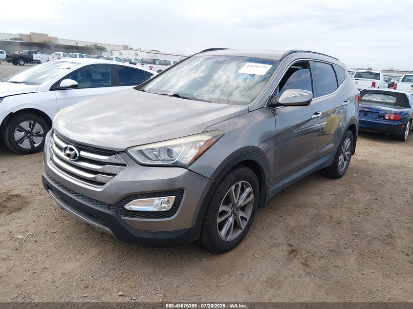 2014 Hyundai Santa fe VIN 5XYZUDLAXEG180371 IAAI salvage auction — NORMAL WEAR, Clear - Dealer Only (California), sold $475 on 2026-07-29 (photo 2)