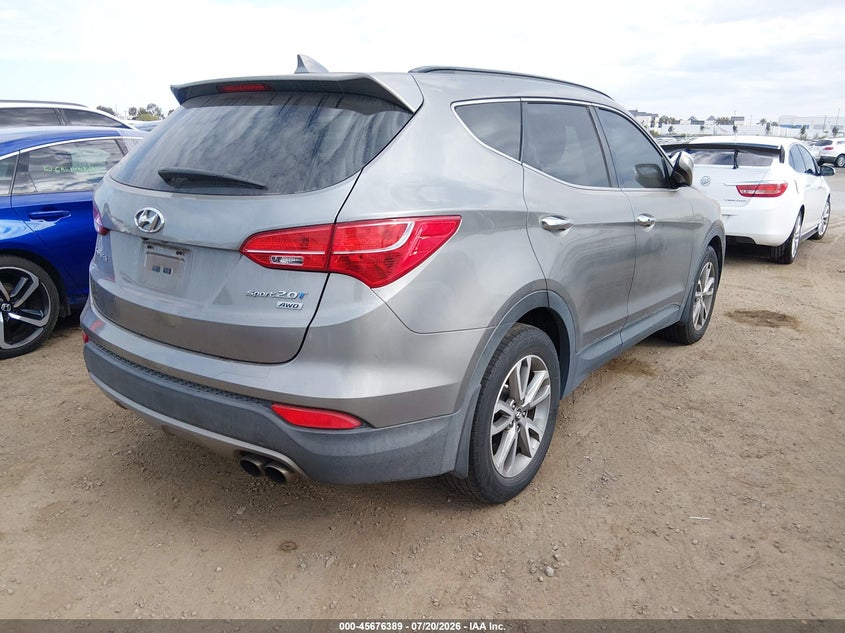 2014 Hyundai Santa fe VIN 5XYZUDLAXEG180371 IAAI salvage auction — NORMAL WEAR, Clear - Dealer Only (California), sold $475 on 2026-07-29 (photo 4)