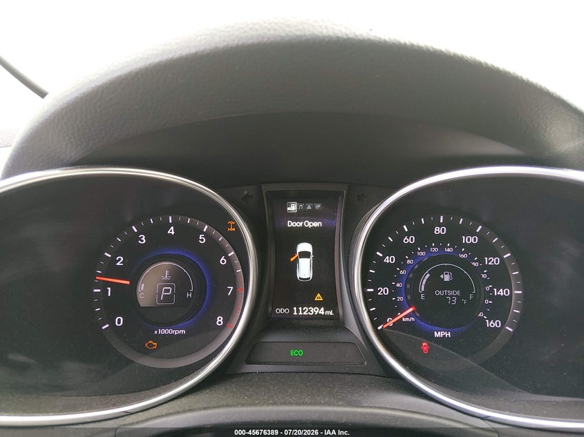 2014 Hyundai Santa fe VIN 5XYZUDLAXEG180371 IAAI salvage auction — NORMAL WEAR, Clear - Dealer Only (California), sold $475 on 2026-07-29 (photo 7)