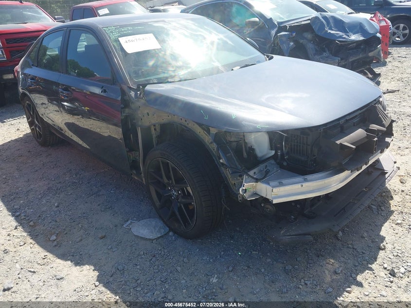 2022 Honda Civic VIN 2HGFE2F55NH565598 IAAI salvage auction — FRONT & REAR, Wait Title, sold $4,725 on 2026-08-22 (photo 6)