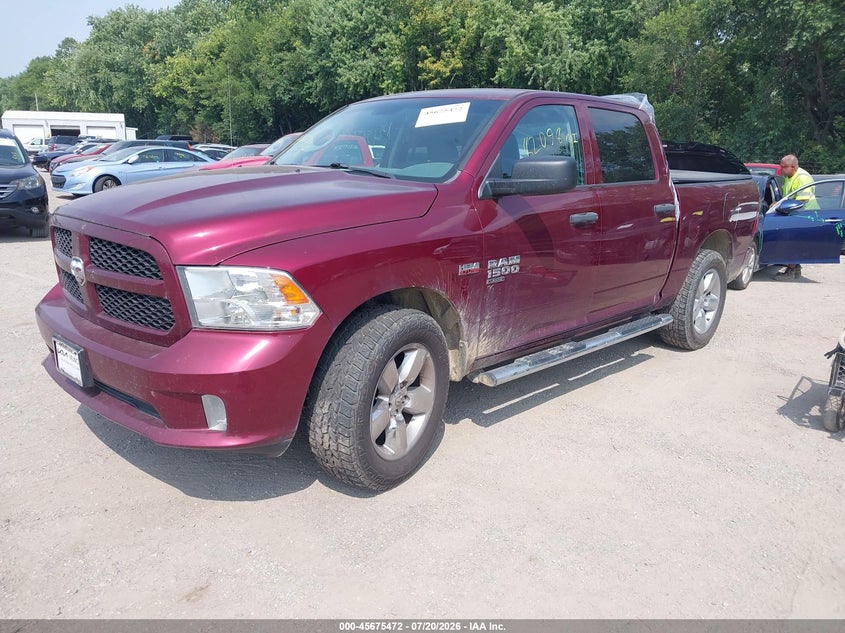 2019 Ram 1500 VIN 1C6RR7KT3KS506370 IAAI salvage auction — REAR END, Salvage Title, sold $7,300 on 2026-09-02 (photo 2)