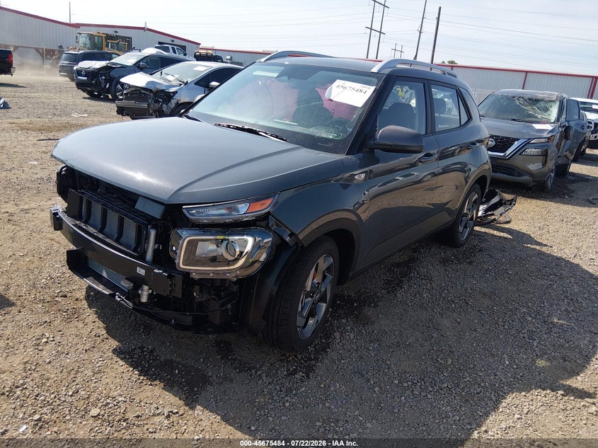 2026 Hyundai Venue VIN KMHRC8A3XTU476416 IAAI salvage auction — RIGHT FRONT, Enterprise Vehicles Clear Only (Missouri), sold $4,150 on 2026-07-25 (photo 2)