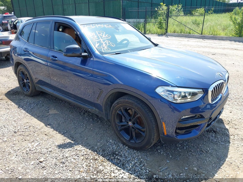 2021 BMW X3 VIN 5UXTY5C08M9G31046 — IAAI salvage auction photo