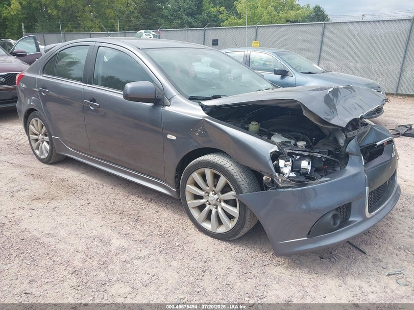 2010 Mitsubishi Lancer VIN JA32Y6HV2AU006878 IAAI salvage auction — FRONT END, Clear (Wisconsin), sold $25 on 2026-07-29 (photo 1)