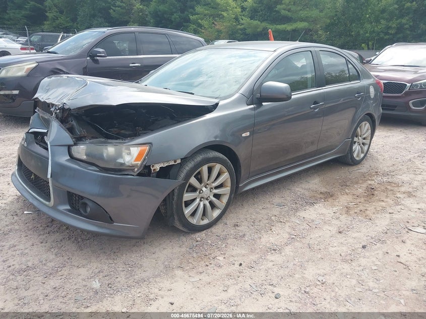 2010 Mitsubishi Lancer VIN JA32Y6HV2AU006878 IAAI salvage auction — FRONT END, Clear (Wisconsin), sold $25 on 2026-07-29 (photo 2)
