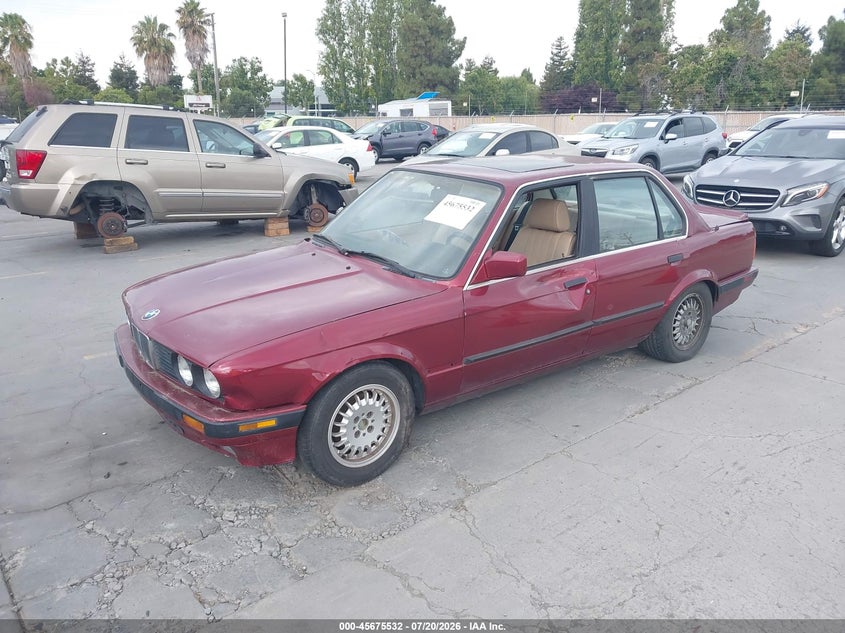 1991 BMW 3 series VIN WBAAD131XMED14587 IAAI salvage auction — NORMAL WEAR, Clear - Dealer Only (California), sold $2,050 on 2026-07-29 (photo 2)