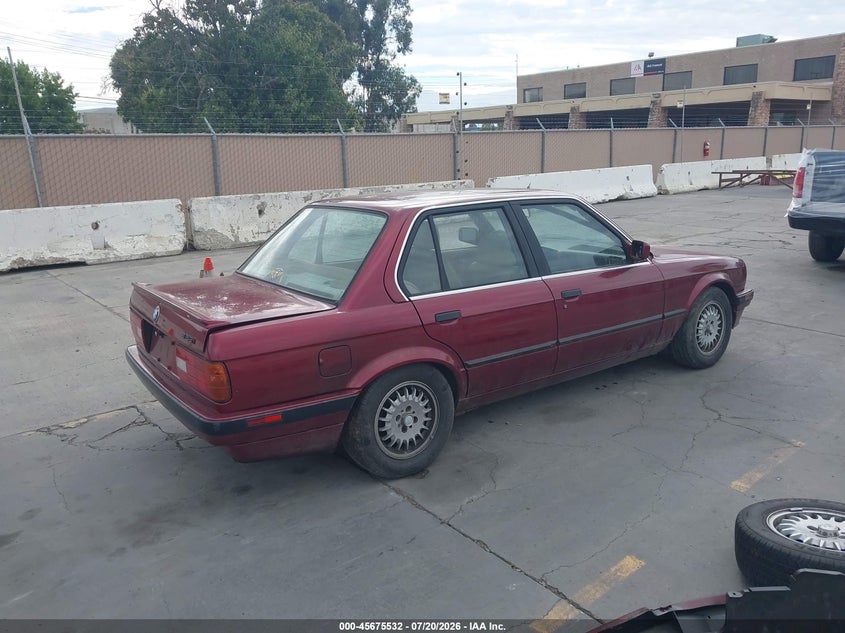 1991 BMW 3 series VIN WBAAD131XMED14587 IAAI salvage auction — NORMAL WEAR, Clear - Dealer Only (California), sold $2,050 on 2026-07-29 (photo 4)