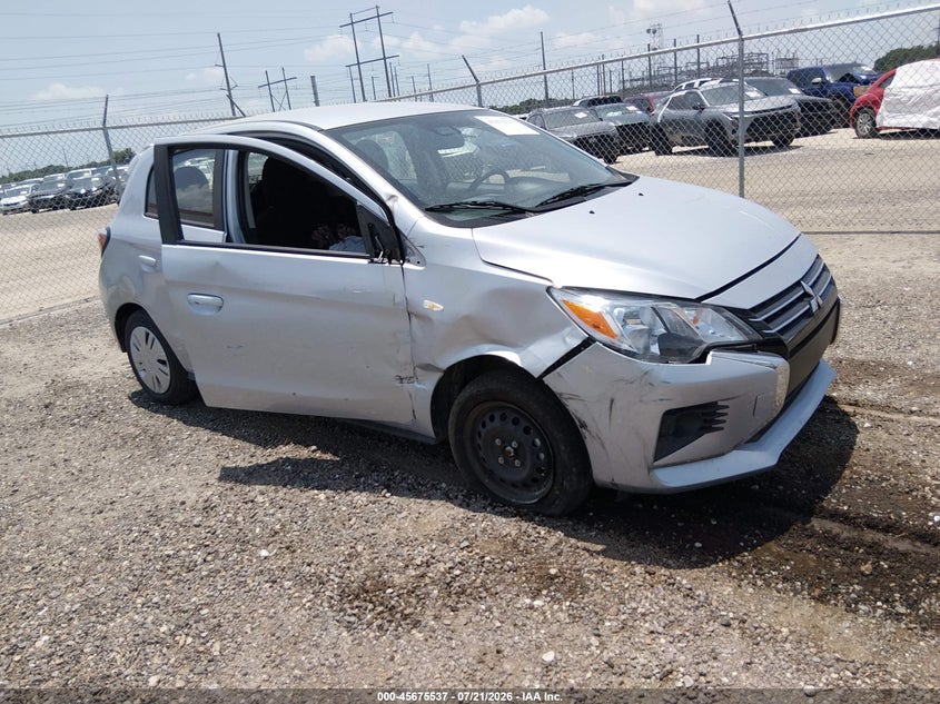 2024 Mitsubishi Mirage VIN ML32AUHJ5RH025228 IAAI salvage auction — RIGHT SIDE, Rebuildable (Florida), sold $2,500 on 2026-07-28 (photo 1)