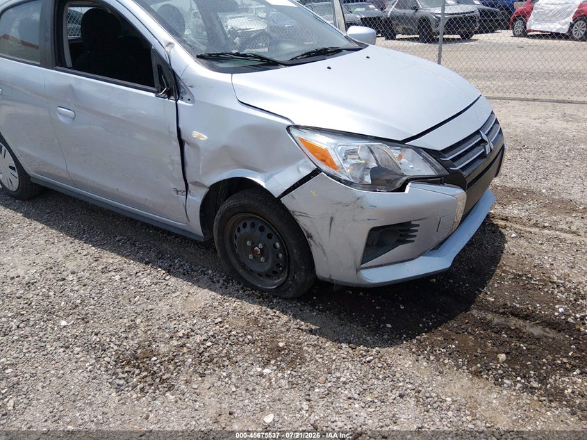 2024 Mitsubishi Mirage VIN ML32AUHJ5RH025228 IAAI salvage auction — RIGHT SIDE, Rebuildable (Florida), sold $2,500 on 2026-07-28 (photo 6)