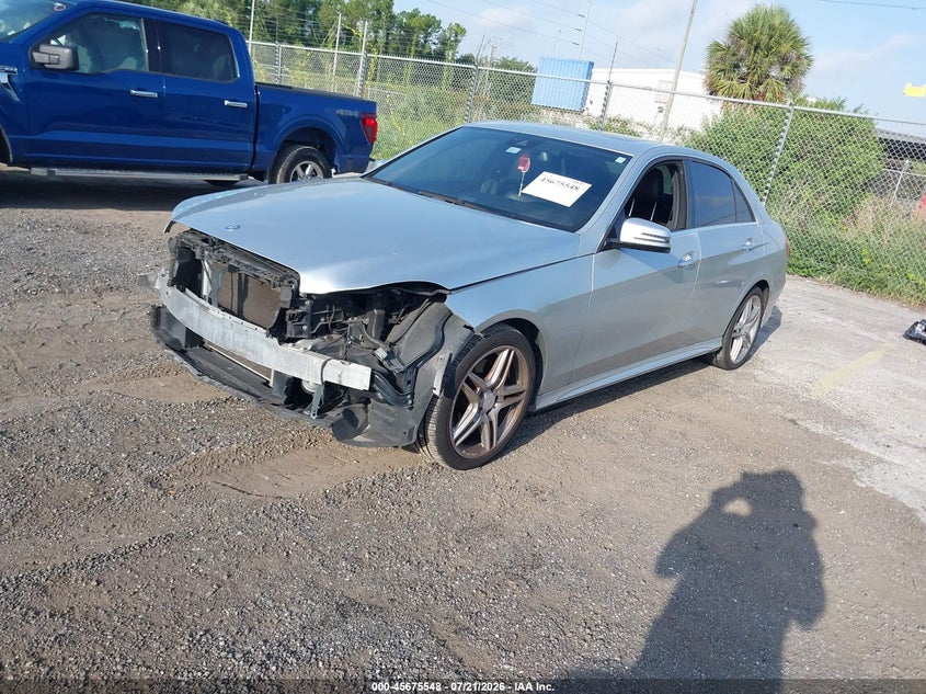 2014 Mercedes-benz E-klasse VIN WDDHF5KB3EA925750 IAAI salvage auction — FRONT END, Rebuildable (Florida), sold $1,775 on 2026-08-19 (photo 2)