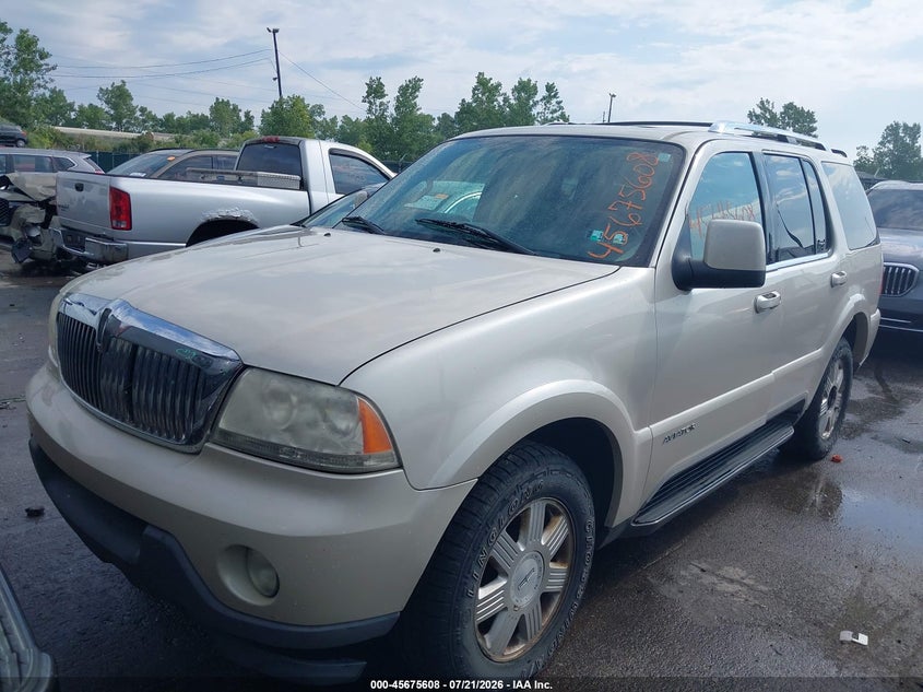 2005 Lincoln Aviator VIN 5LMEU88H65ZJ06130 IAAI salvage auction — REAR END, Salvage (Ohio), sold $325 on 2026-07-31 (photo 2)