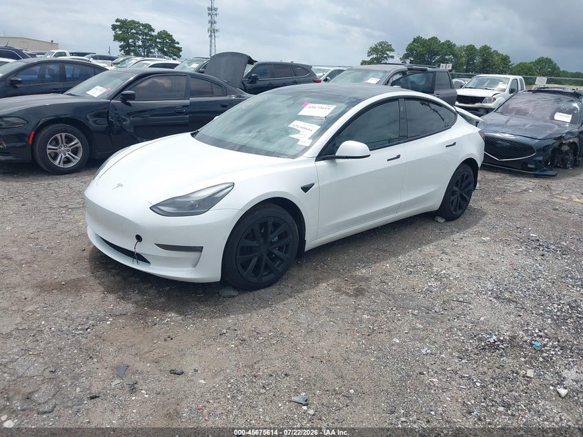 2022 Tesla Model 3 VIN 5YJ3E1EB4NF271019 IAAI salvage auction — REAR END, Salvage (Georgia), sold $9,700 on 2026-09-01 (photo 2)