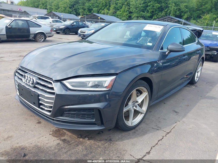 2018 Audi A5 VIN WAUENCF51JA060308 IAAI salvage auction — REAR END, Salvage (Idaho), sold $5,200 on 2026-08-01 (photo 2)