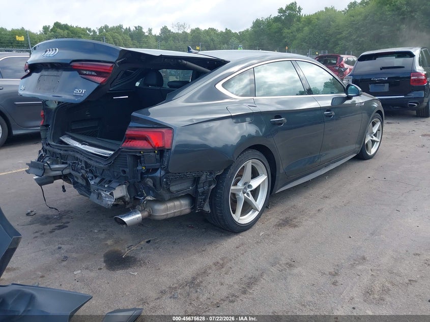 2018 Audi A5 VIN WAUENCF51JA060308 IAAI salvage auction — REAR END, Salvage (Idaho), sold $5,200 on 2026-08-01 (photo 4)