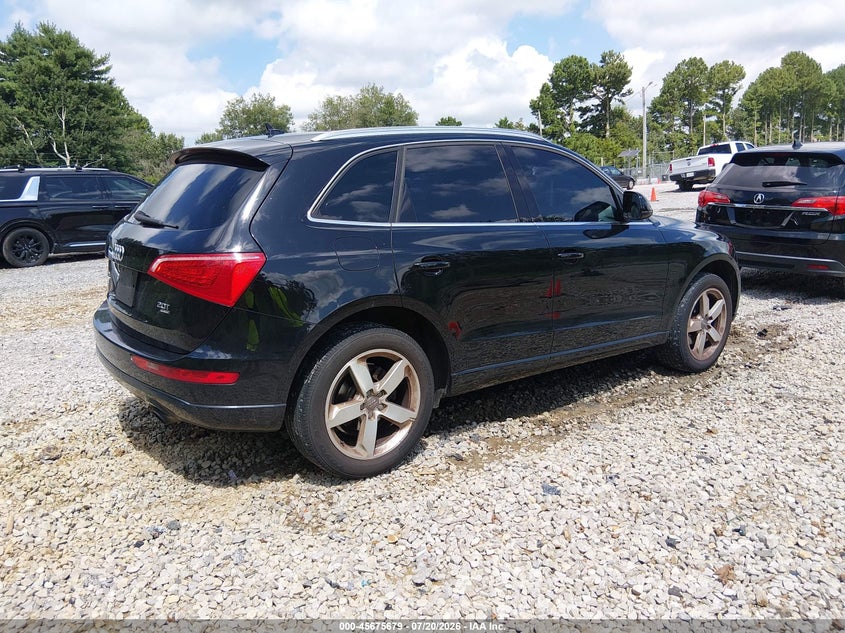 2012 Audi Q5 VIN WA1LFBFP0CA103875 IAAI salvage auction — LEFT SIDE, Clear (Alabama), sold $775 on 2026-07-27 (photo 4)