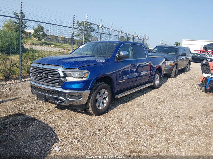 2019 Ram 1500 VIN 1C6SRFJTXKN877537 IAAI salvage auction — RIGHT REAR, Salvage (Illinois), sold $7,600 on 2026-08-22 (photo 2)