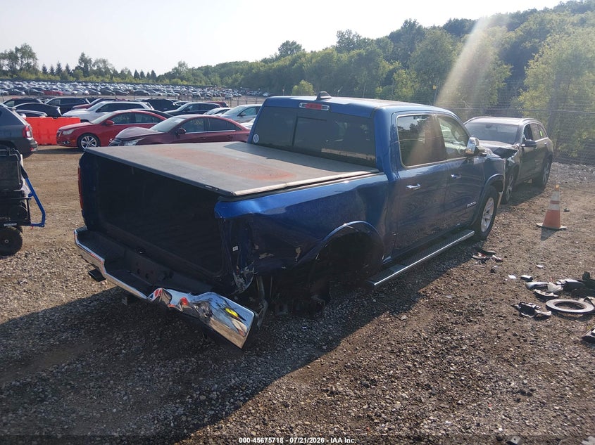 2019 Ram 1500 VIN 1C6SRFJTXKN877537 IAAI salvage auction — RIGHT REAR, Salvage (Illinois), sold $7,600 on 2026-08-22 (photo 4)