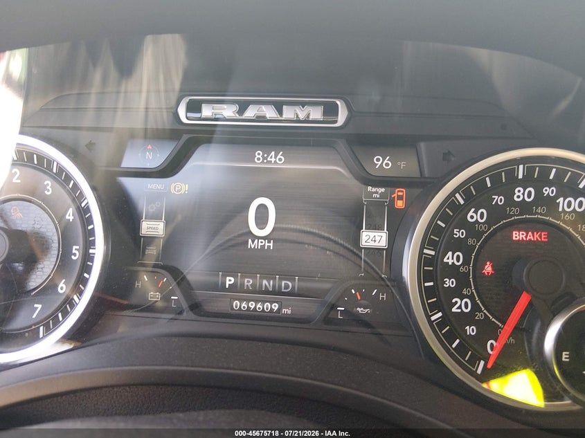 2019 Ram 1500 VIN 1C6SRFJTXKN877537 IAAI salvage auction — RIGHT REAR, Salvage (Illinois), sold $7,600 on 2026-08-22 (photo 7)