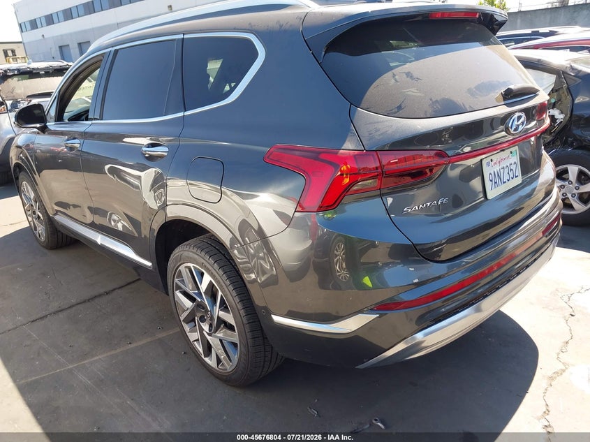 2022 Hyundai Santa fe VIN 5NMS54AL1NH394142 IAAI salvage auction — RIGHT FRONT, Salvage Title, sold $8,000 on 2026-08-21 (photo 3)